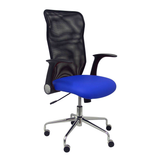 Silla de oficina Piqueras y Crespo Minaya Similpiel + Malla - Ref. fabricante 4031SP100 - Azul