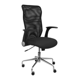 Silla de oficina Piqueras y Crespo Minaya Similpiel + Malla - Ref. fabricante 4031SP100 - Negro