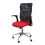 Silla de oficina Piqueras y Crespo Minaya Similpiel + Malla - Ref. fabricante 4031SP100 - Rojo