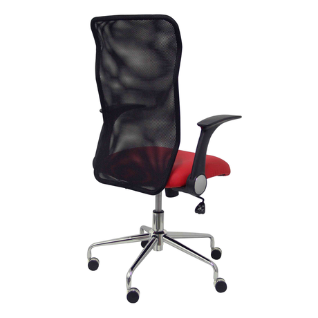 Silla de oficina Piqueras y Crespo Minaya Similpiel + Malla - Ref. fabricante 4031SP100 - Rojo