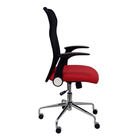 Silla de oficina Piqueras y Crespo Minaya Similpiel + Malla - Ref. fabricante 4031SP100 - Rojo