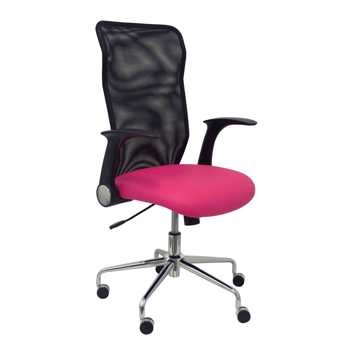 Silla de oficina Piqueras y Crespo Minaya Similpiel + Malla - Ref. fabricante 4031SP100 - Rosa