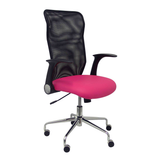 Silla de oficina Piqueras y Crespo Minaya Similpiel + Malla - Ref. fabricante 4031SP100 - Rosa