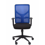 Silla de oficina Piqueras y Crespo Motilla Malla + Bali - Ref. fabricante 21SM229B229B10 - Azul / Negro
