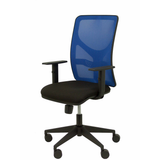 Silla de oficina Piqueras y Crespo Motilla Malla + Bali - Ref. fabricante 21SM229B229B10 - Azul / Negro
