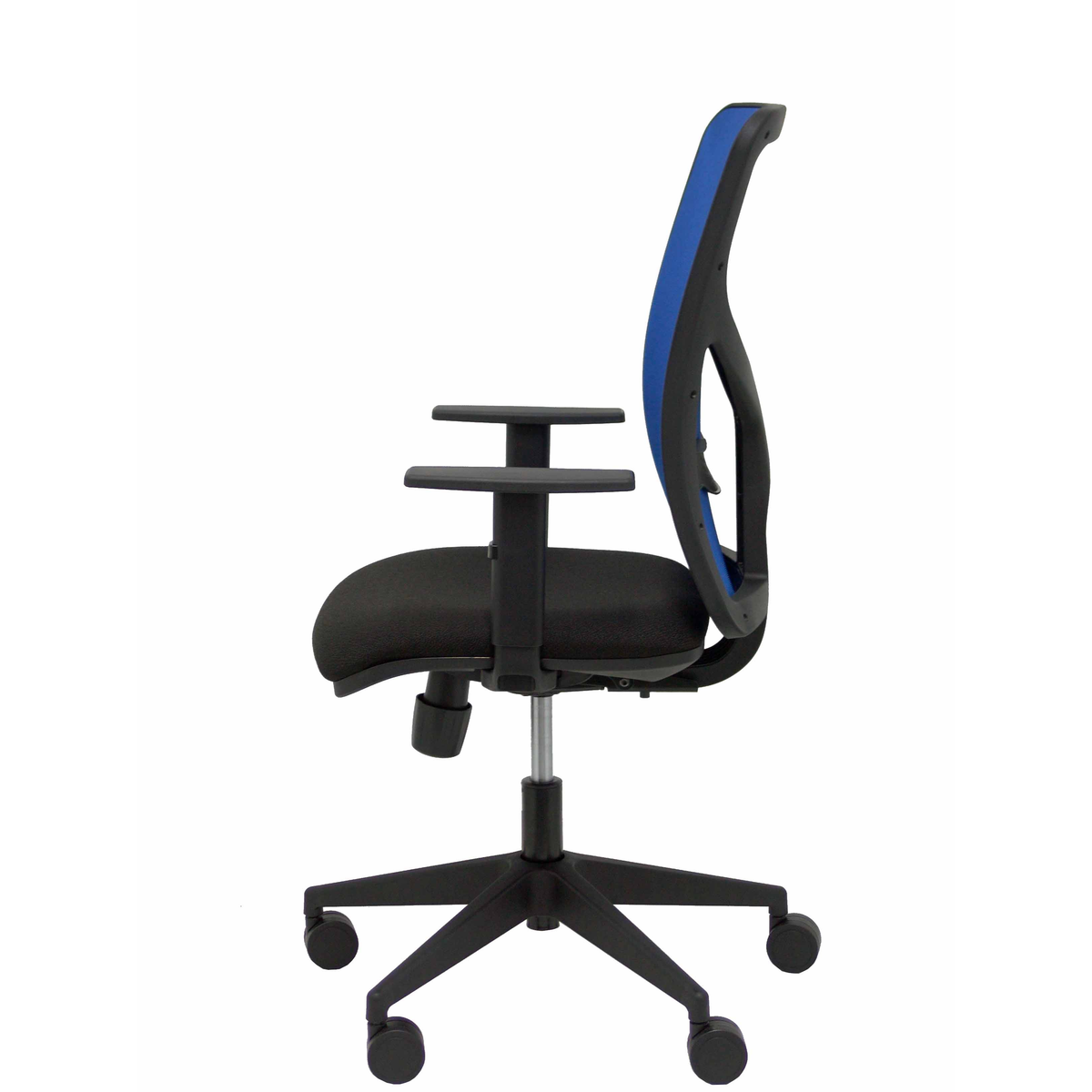 Silla de oficina Piqueras y Crespo Motilla Malla + Bali - Ref. fabricante 21SM229B229B10 - Azul / Negro
