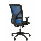 Silla de oficina Piqueras y Crespo Motilla Malla + Bali - Ref. fabricante 21SM229B229B10 - Azul / Negro