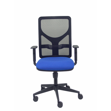 Silla de oficina Piqueras y Crespo Motilla Malla + Bali - Brazos - Ref. fabricante 21SBALI229B10 - Azul