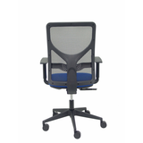 Silla de oficina Piqueras y Crespo Motilla Malla + Bali - Brazos - Ref. fabricante 21SBALI229B10 - Azul