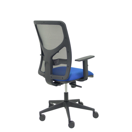 Silla de oficina Piqueras y Crespo Motilla Malla + Bali - Brazos - Ref. fabricante 21SBALI229B10 - Azul