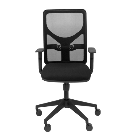 Silla de oficina Piqueras y Crespo Motilla Malla + Bali - Brazos - Ref. fabricante 21SBALI229B10 - Negro