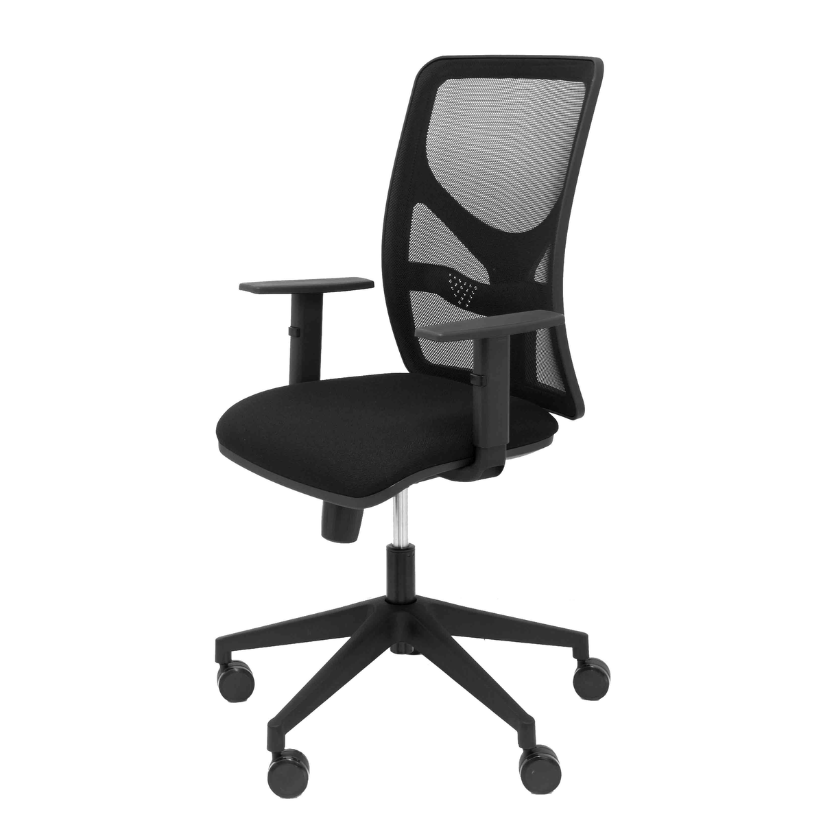 Silla de oficina Piqueras y Crespo Motilla Malla + Bali - Brazos - Ref. fabricante 21SBALI229B10 - Negro