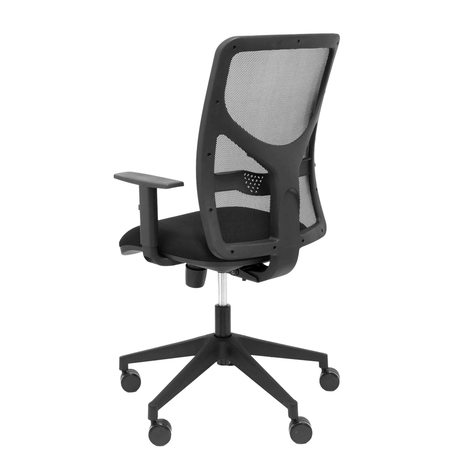 Silla de oficina Piqueras y Crespo Motilla Malla + Bali - Brazos - Ref. fabricante 21SBALI229B10 - Negro
