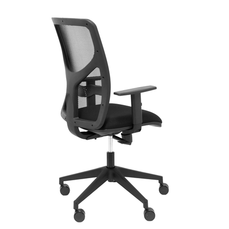 Silla de oficina Piqueras y Crespo Motilla Malla + Bali - Brazos - Ref. fabricante 21SBALI229B10 - Negro