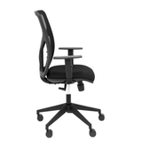 Silla de oficina Piqueras y Crespo Motilla Malla + Bali - Brazos - Ref. fabricante 21SBALI229B10 - Negro