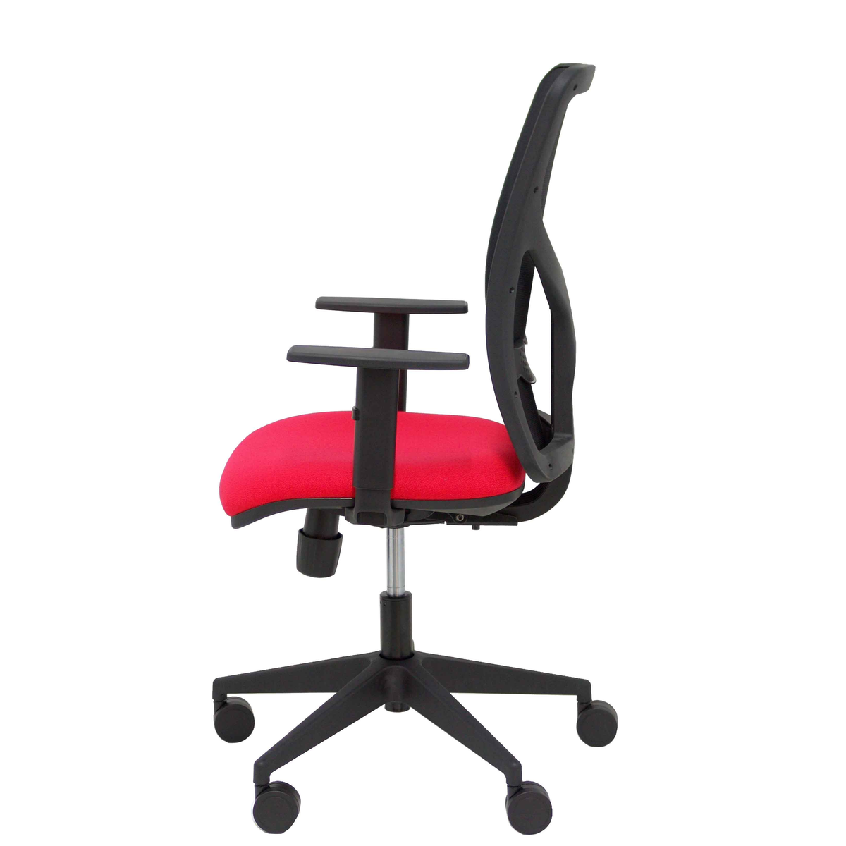 Silla de oficina Piqueras y Crespo Motilla Malla + Bali - Brazos - Ref. fabricante 21SBALI229B10 - Rojo