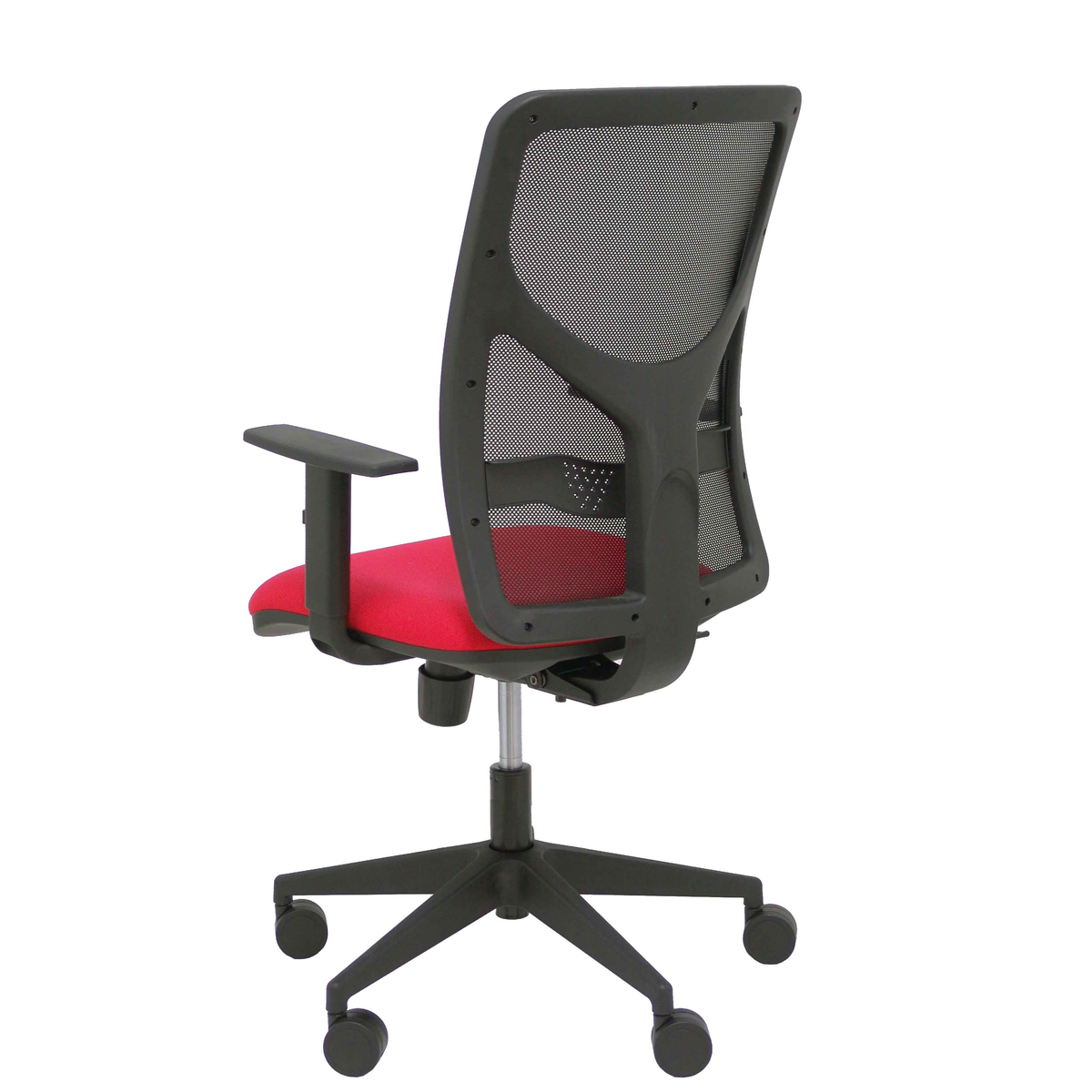 Silla de oficina Piqueras y Crespo Motilla Malla + Bali - Brazos - Ref. fabricante 21SBALI229B10 - Rojo