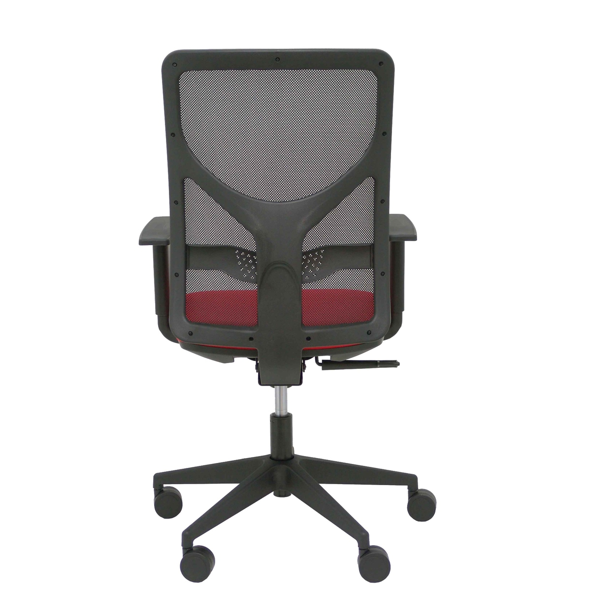 Silla de oficina Piqueras y Crespo Motilla Malla + Bali - Brazos - Ref. fabricante 21SBALI229B10 - Rojo