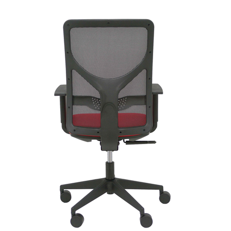 Silla de oficina Piqueras y Crespo Motilla Malla + Bali - Brazos - Ref. fabricante 21SBALI229B10 - Rojo