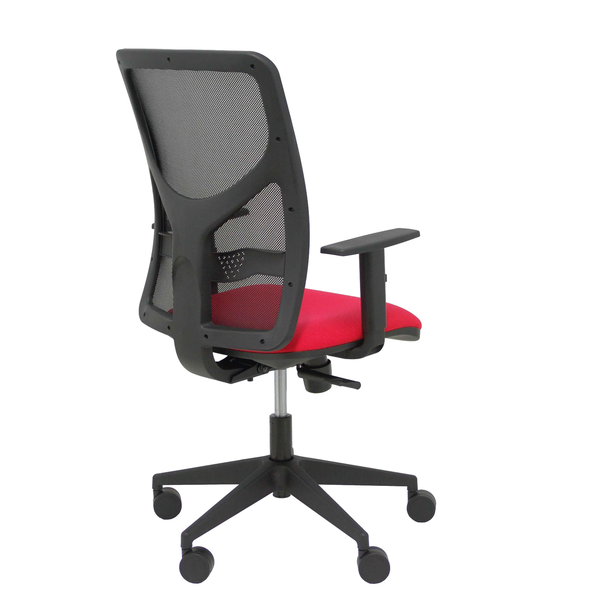 Silla de oficina Piqueras y Crespo Motilla Malla + Bali - Brazos - Ref. fabricante 21SBALI229B10 - Rojo