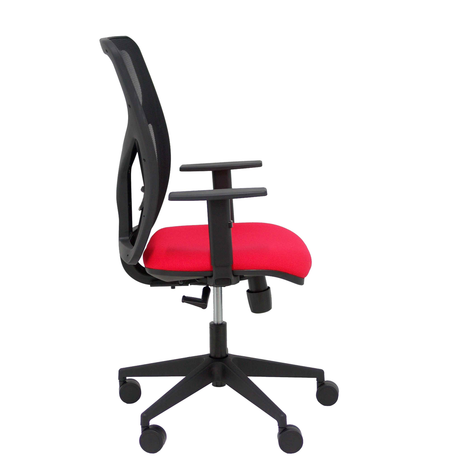 Silla de oficina Piqueras y Crespo Motilla Malla + Bali - Brazos - Ref. fabricante 21SBALI229B10 - Rojo