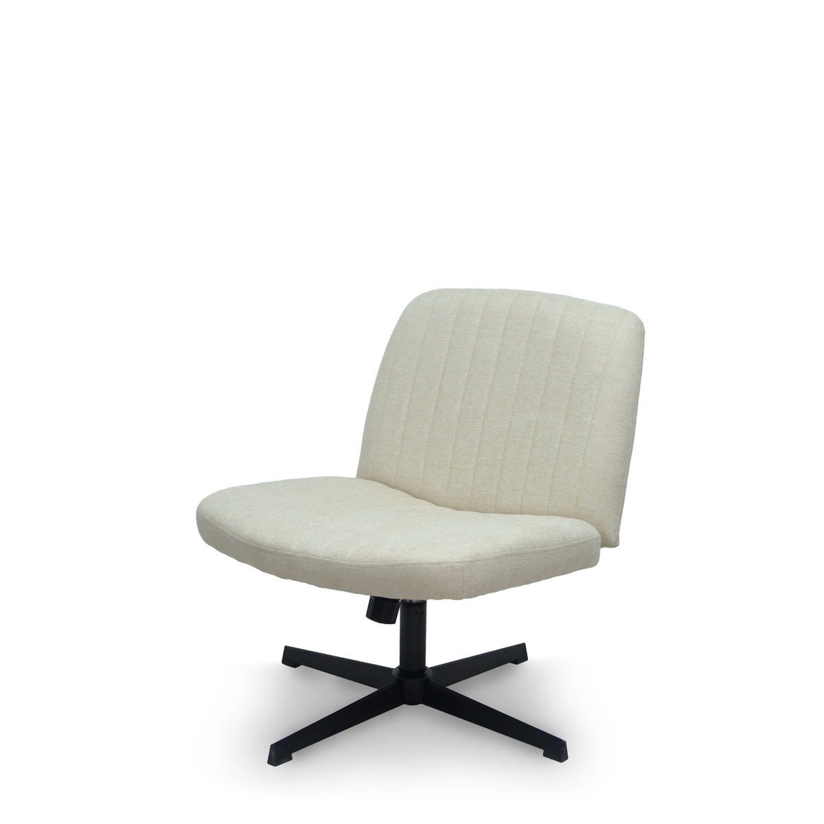 Silla de oficina Piqueras y Crespo Opti542 Tela - Basculante - Crema
