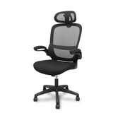 Silla de oficina Piqueras y Crespo Pro525 Malla + Tela - Cabecero - Negro