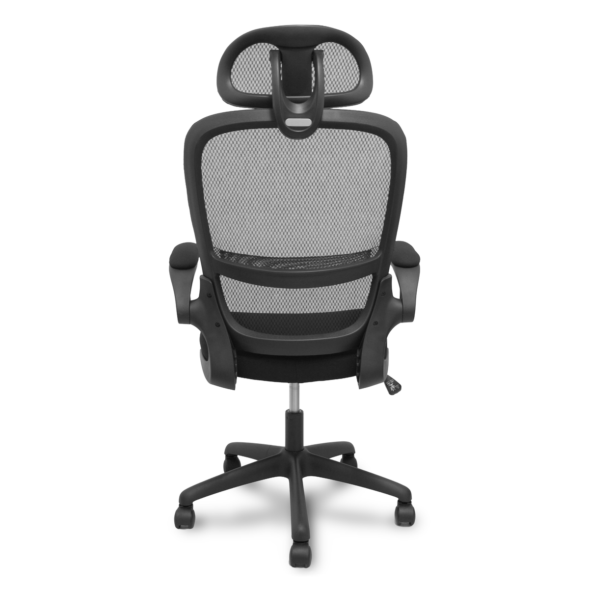 Silla de oficina Piqueras y Crespo Pro525 Malla + Tela - Cabecero - Negro