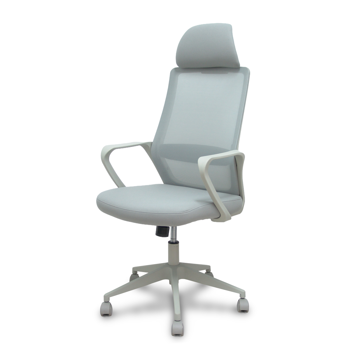 Silla de oficina Piqueras y Crespo Pro534 Malla + Tela - Ref. fabricante 534BGY00053PGRN - Gris