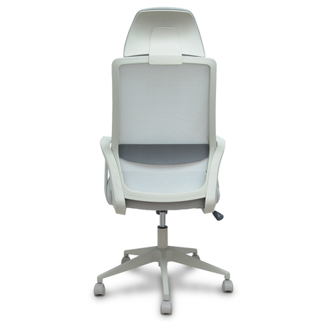Silla de oficina Piqueras y Crespo Pro534 Malla + Tela - Ref. fabricante 534BGY00053PGRN - Gris