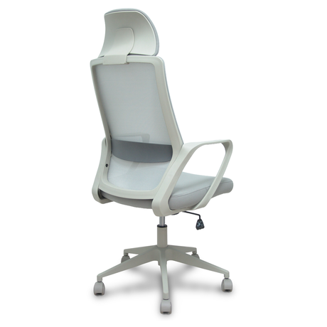 Silla de oficina Piqueras y Crespo Pro534 Malla + Tela - Ref. fabricante 534BGY00053PGRN - Gris