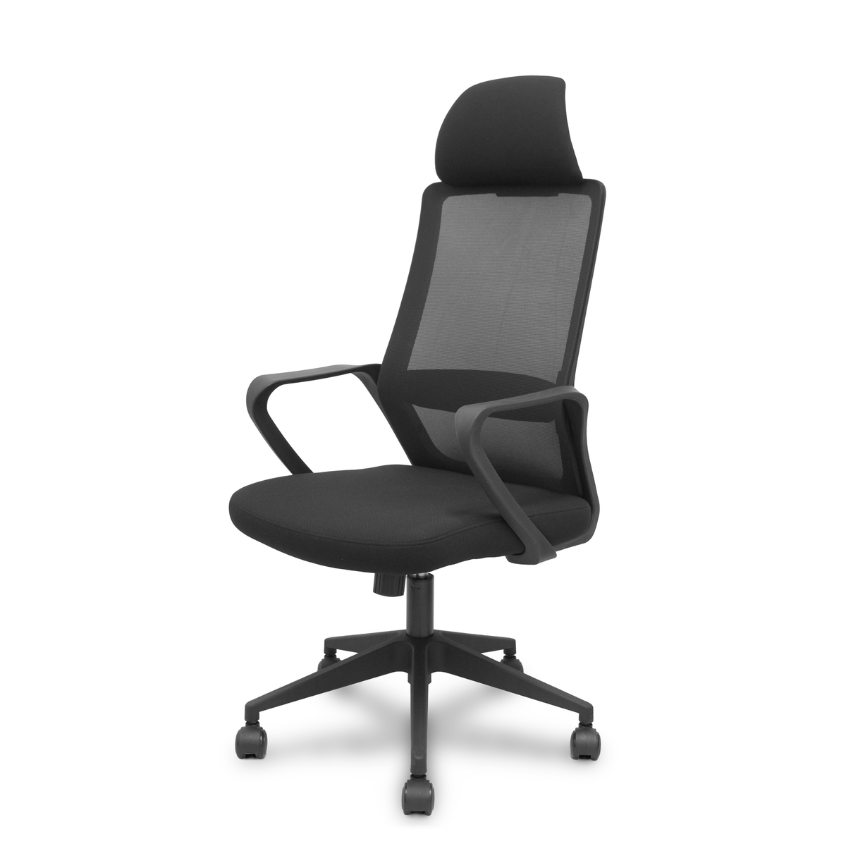 Silla de oficina Piqueras y Crespo Pro534 Malla + Tela - Ref. fabricante 534BNY10050PNRN - Negro