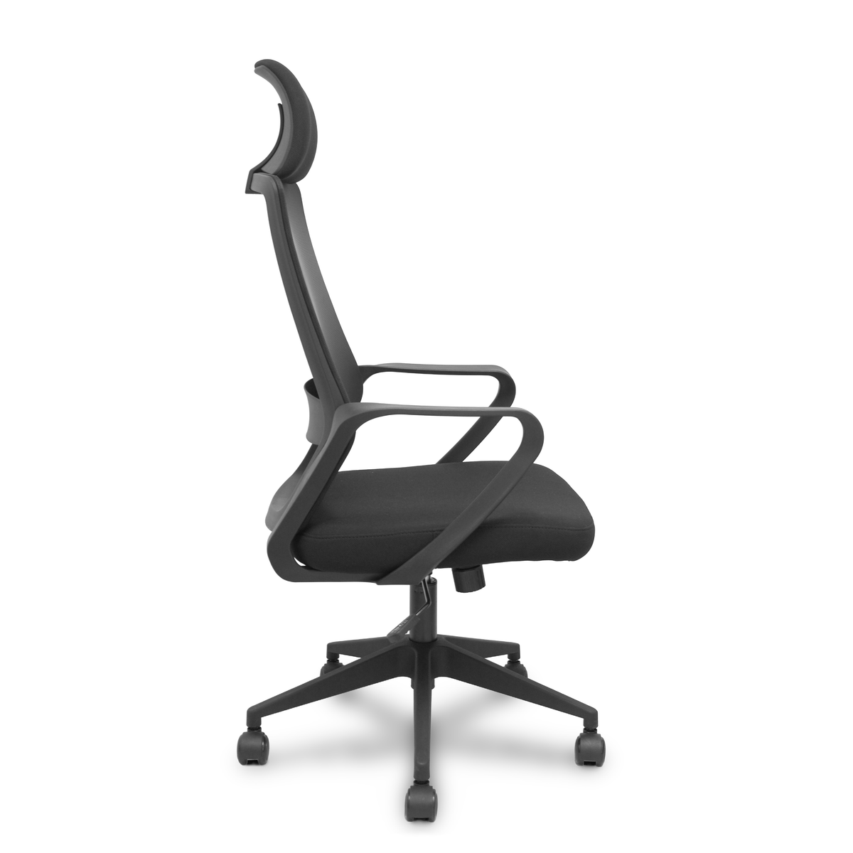 Silla de oficina Piqueras y Crespo Pro534 Malla + Tela - Ref. fabricante 534BNY10050PNRN - Negro