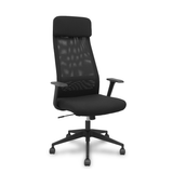 Silla de oficina Piqueras y Crespo Pro536 Tela + Malla - Basculante · Brazos fijos - Sin color declarado