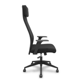 Silla de oficina Piqueras y Crespo Pro536 Tela + Malla - Basculante · Brazos fijos - Sin color declarado
