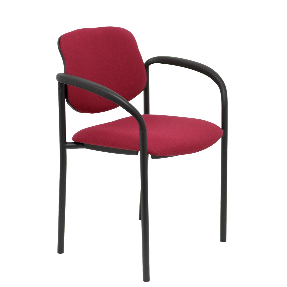 Silla de oficina Piqueras y Crespo Styl Bali - Brazos fijos · - Ref. fabricante 27NBALI100CB - Granate