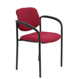 Silla de oficina Piqueras y Crespo Styl Bali - Brazos fijos · - Ref. fabricante 27NBALI100CB - Granate