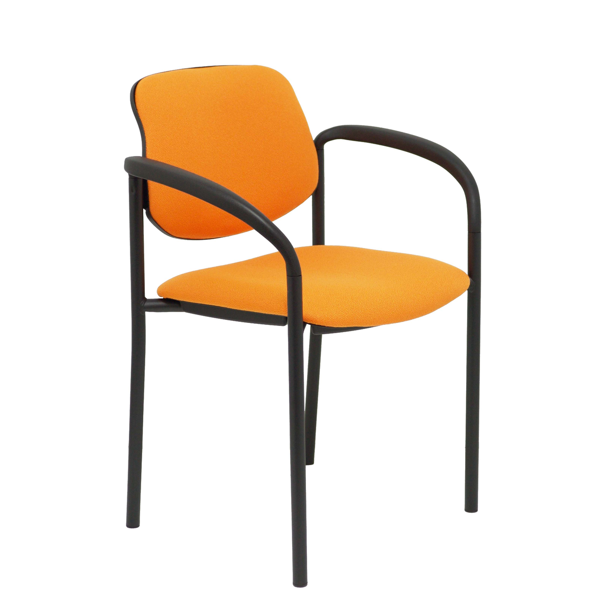 Silla de oficina Piqueras y Crespo Styl Bali - Brazos fijos · - Ref. fabricante 27NBALI100CB - Naranja