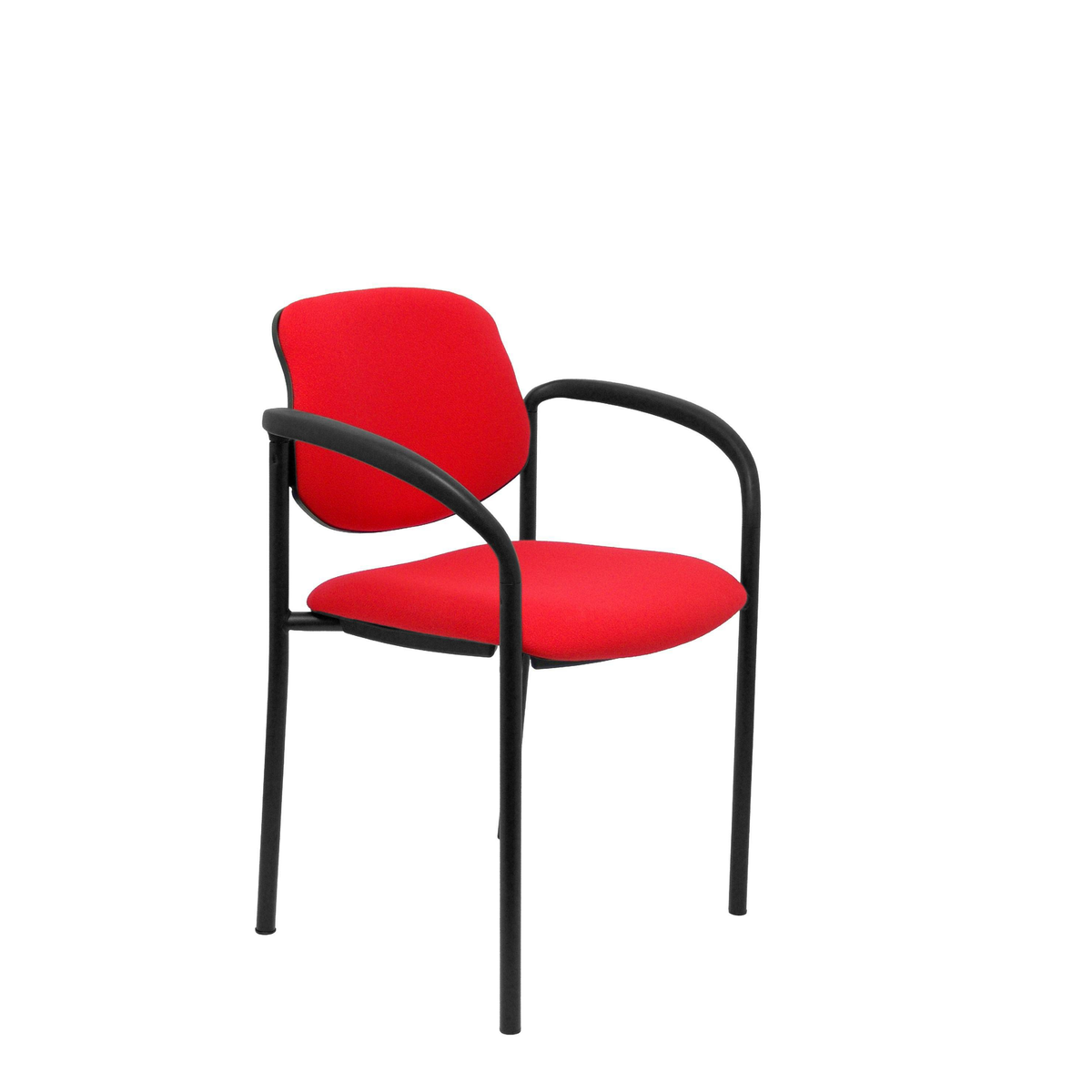 Silla de oficina Piqueras y Crespo Styl Bali - Brazos fijos · - Ref. fabricante 27NBALI100CB - Rojo