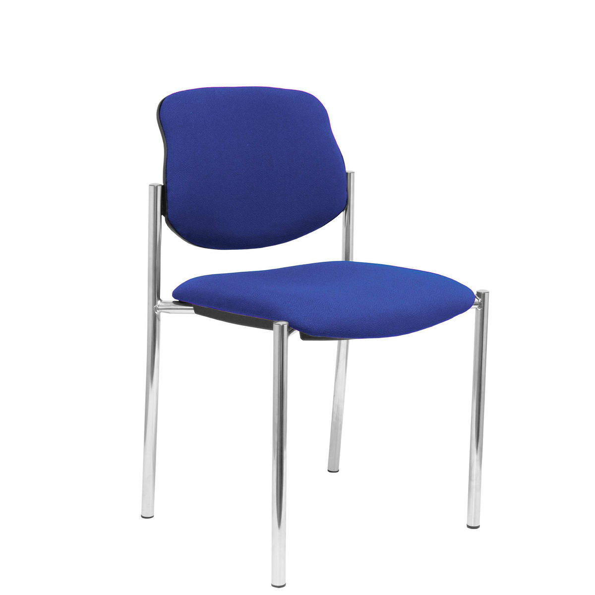 Silla de oficina Piqueras y Crespo Styl Bali - Chasis cromado - Ref. fabricante 27CRBALI100 - Azul