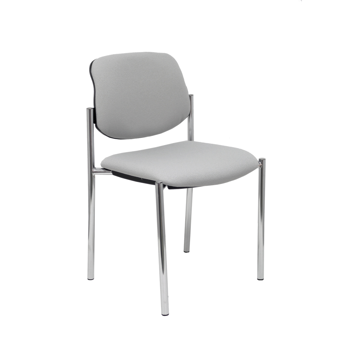 Silla de oficina Piqueras y Crespo Styl Bali - Chasis cromado - Ref. fabricante 27CRBALI100 - Gris