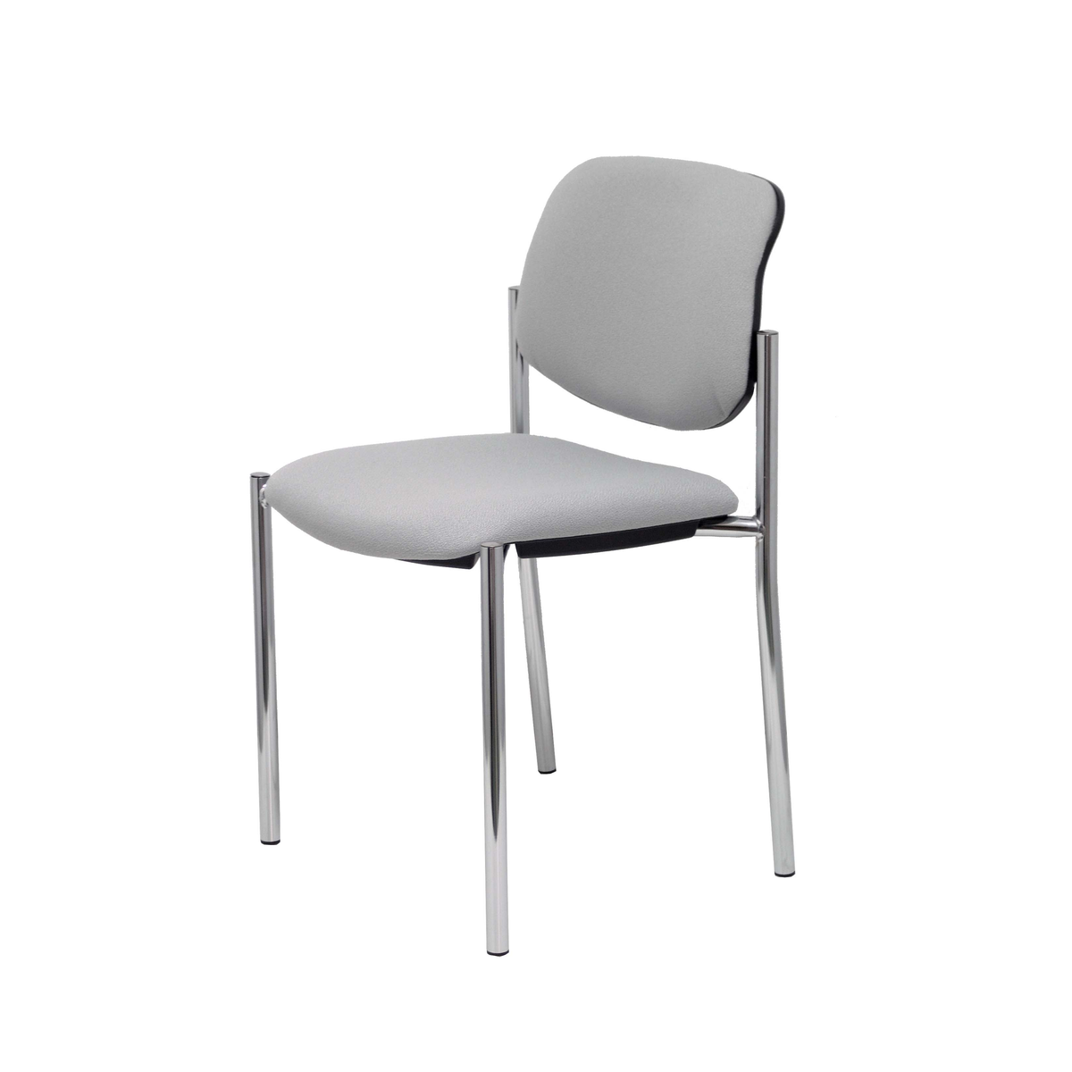 Silla de oficina Piqueras y Crespo Styl Bali - Chasis cromado - Ref. fabricante 27CRBALI100 - Gris