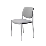 Silla de oficina Piqueras y Crespo Styl Bali - Chasis cromado - Ref. fabricante 27CRBALI100 - Gris
