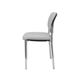 Silla de oficina Piqueras y Crespo Styl Bali - Chasis cromado - Ref. fabricante 27CRBALI100 - Gris