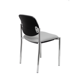 Silla de oficina Piqueras y Crespo Styl Bali - Chasis cromado - Ref. fabricante 27CRBALI100 - Gris