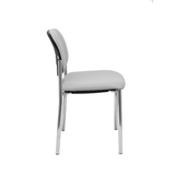 Silla de oficina Piqueras y Crespo Styl Bali - Chasis cromado - Ref. fabricante 27CRBALI100 - Gris