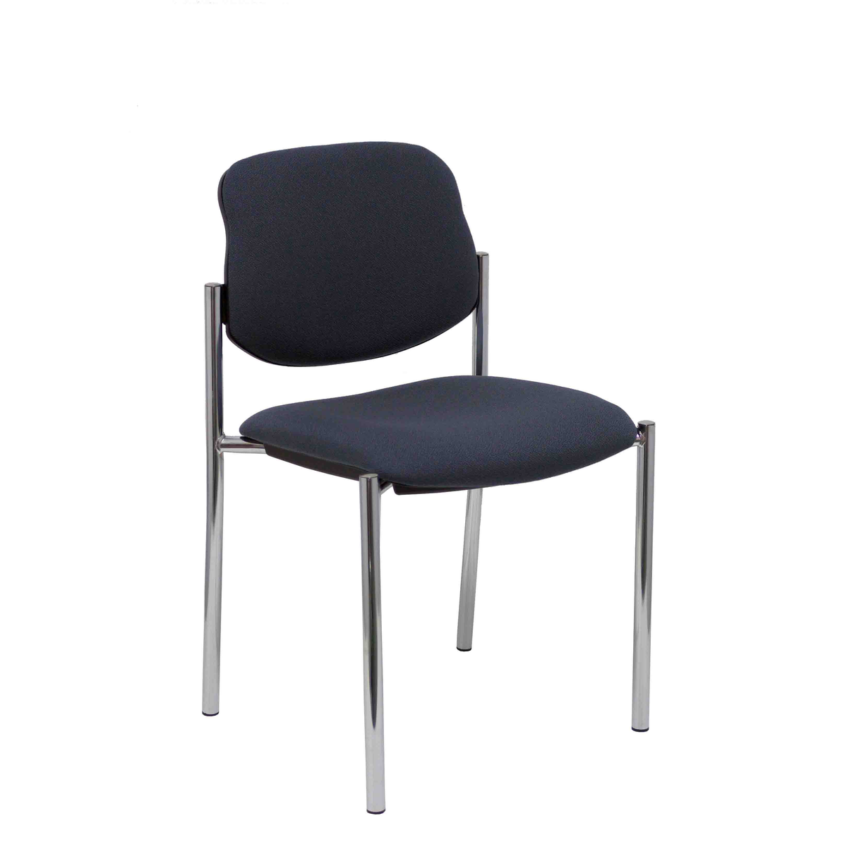 Silla de oficina Piqueras y Crespo Styl Bali - Chasis cromado - Ref. fabricante 27CRBALI100 - Gris Oscuro