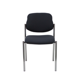 Silla de oficina Piqueras y Crespo Styl Bali - Chasis cromado - Ref. fabricante 27CRBALI100 - Gris Oscuro
