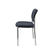 Silla de oficina Piqueras y Crespo Styl Bali - Chasis cromado - Ref. fabricante 27CRBALI100 - Gris Oscuro