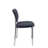 Silla de oficina Piqueras y Crespo Styl Bali - Chasis cromado - Ref. fabricante 27CRBALI100 - Gris Oscuro